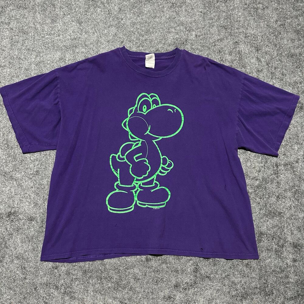 Nintendo Yoshi Graphic T Shirt Purple Size‎ XXL Used – Excellent